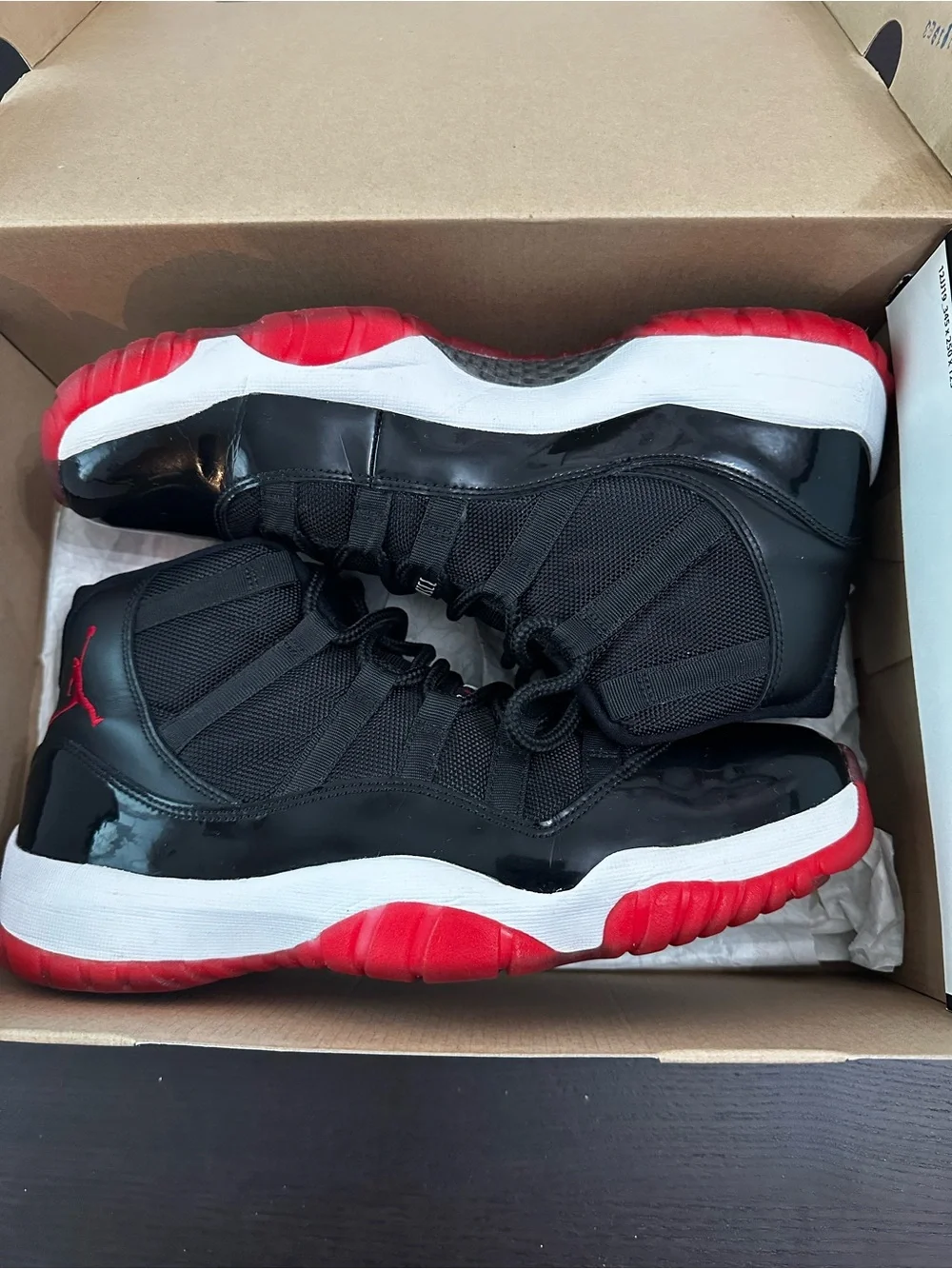 Jordan Retro Black / Red High-Top Basketball Sneakers